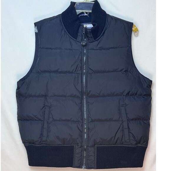 Old Navy Women's Size XL Black Goose Down Full Zip Puffer Vest - Picture 1 of 6